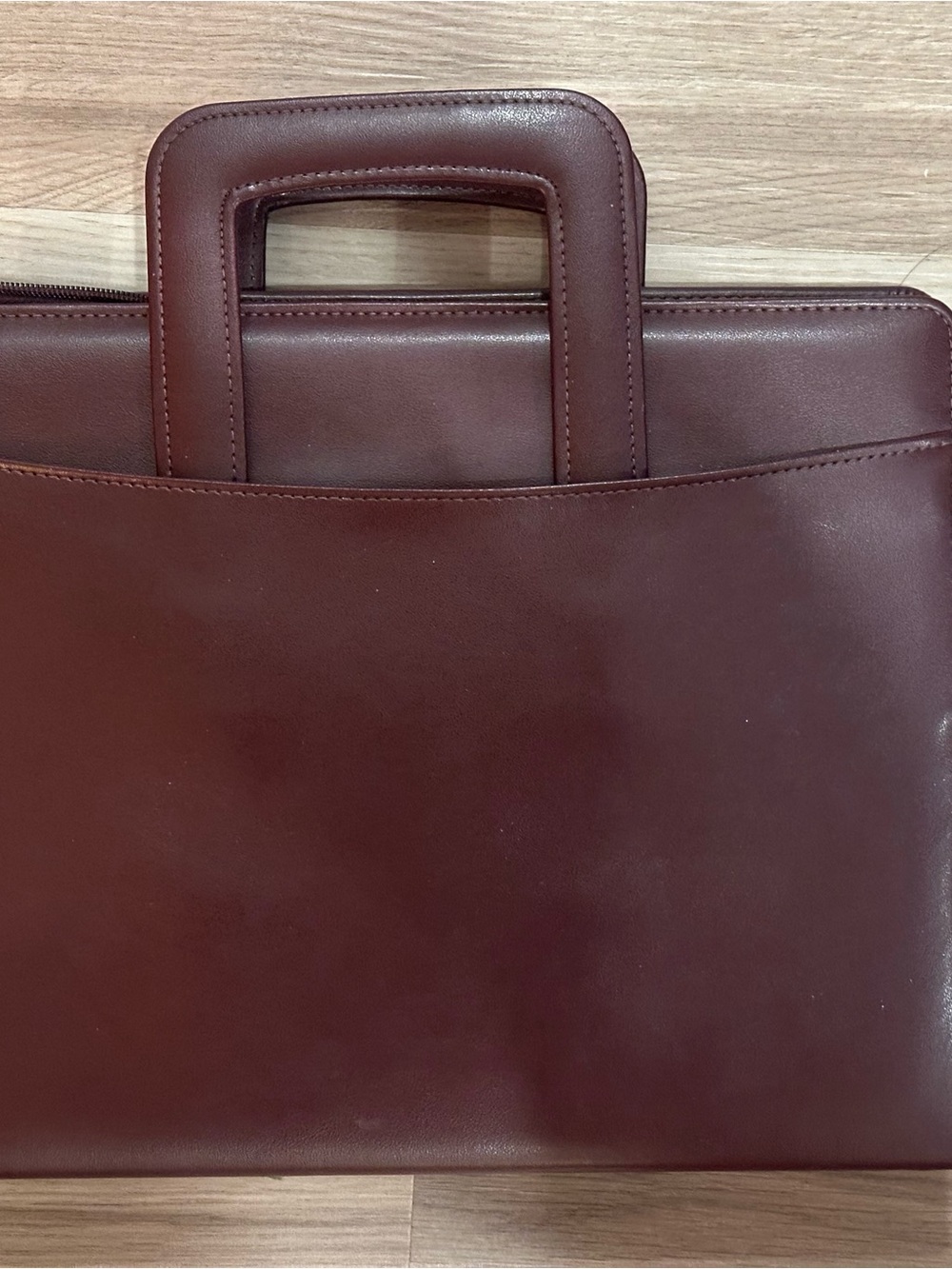 VTG 90s Dayrunner Entepreneur Edition Planner Binder Burgundy Hidden Handles